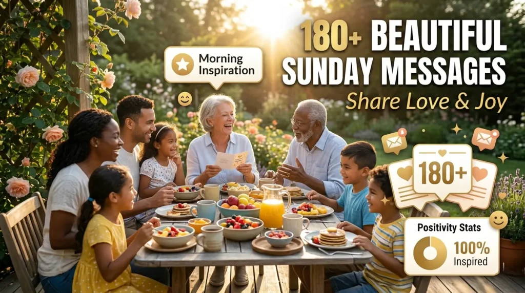 Sunday Beautiful Messages for Friends and Family