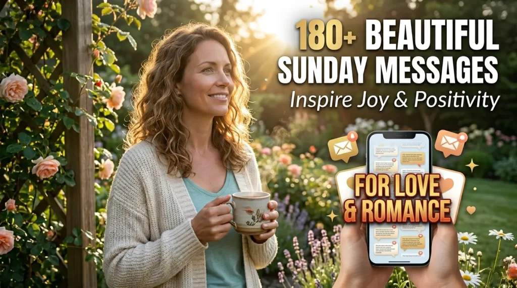 Sunday Beautiful Messages for Love and Romance