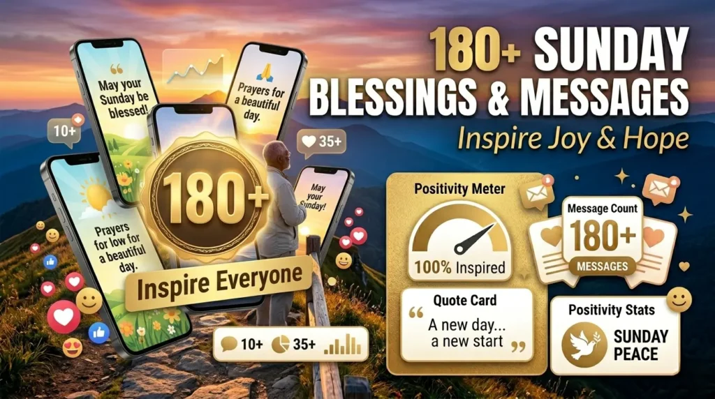 Sunday Beautiful Messages with Blessings and Prayers