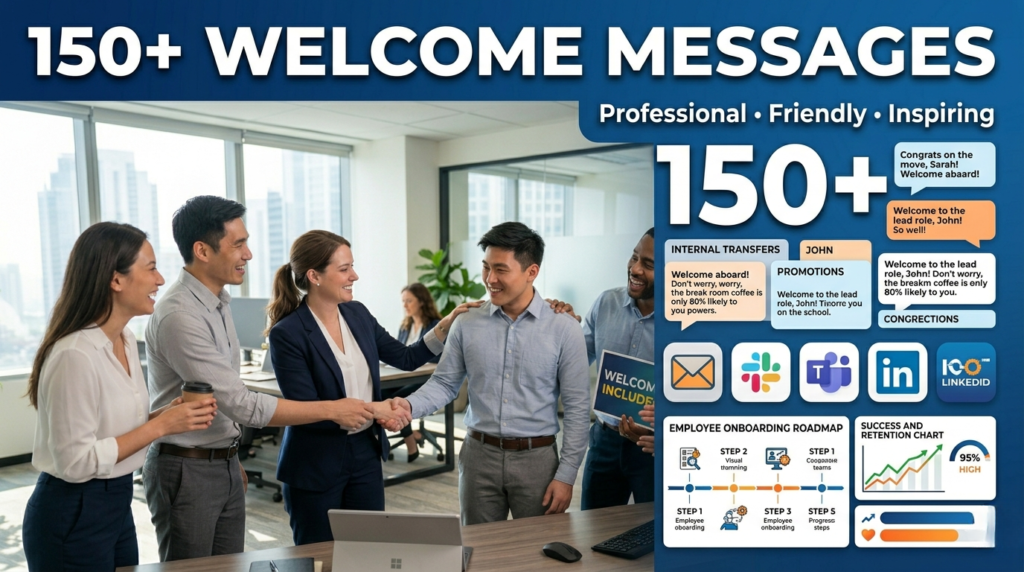 Welcome Aboard Messages for Internal Transfers & Promotions