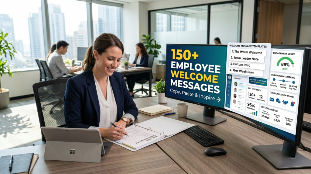 Welcome Messages From Managers to New Employees